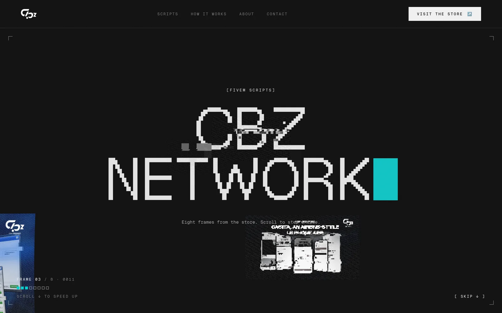 Capture d’écran de CBz Network