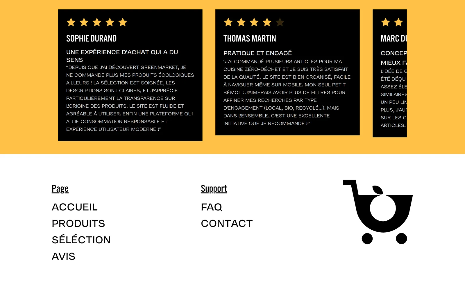 Customer reviews