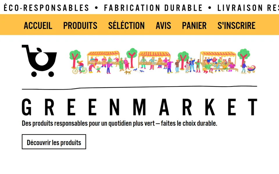 Capture d’écran de Green Market